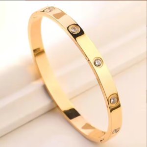 Gold -Ten Diamond, Plaqué or 18 carrats