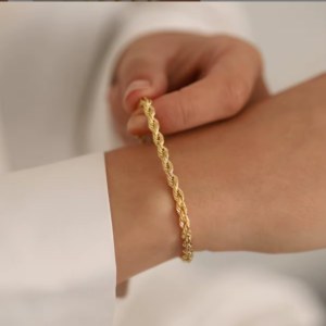 Color: Gold 5mm,Length: 16+4cm,Design: Dainty
