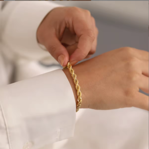 Color: Gold 5mm,Length: 16+5cm,Design: Dainty